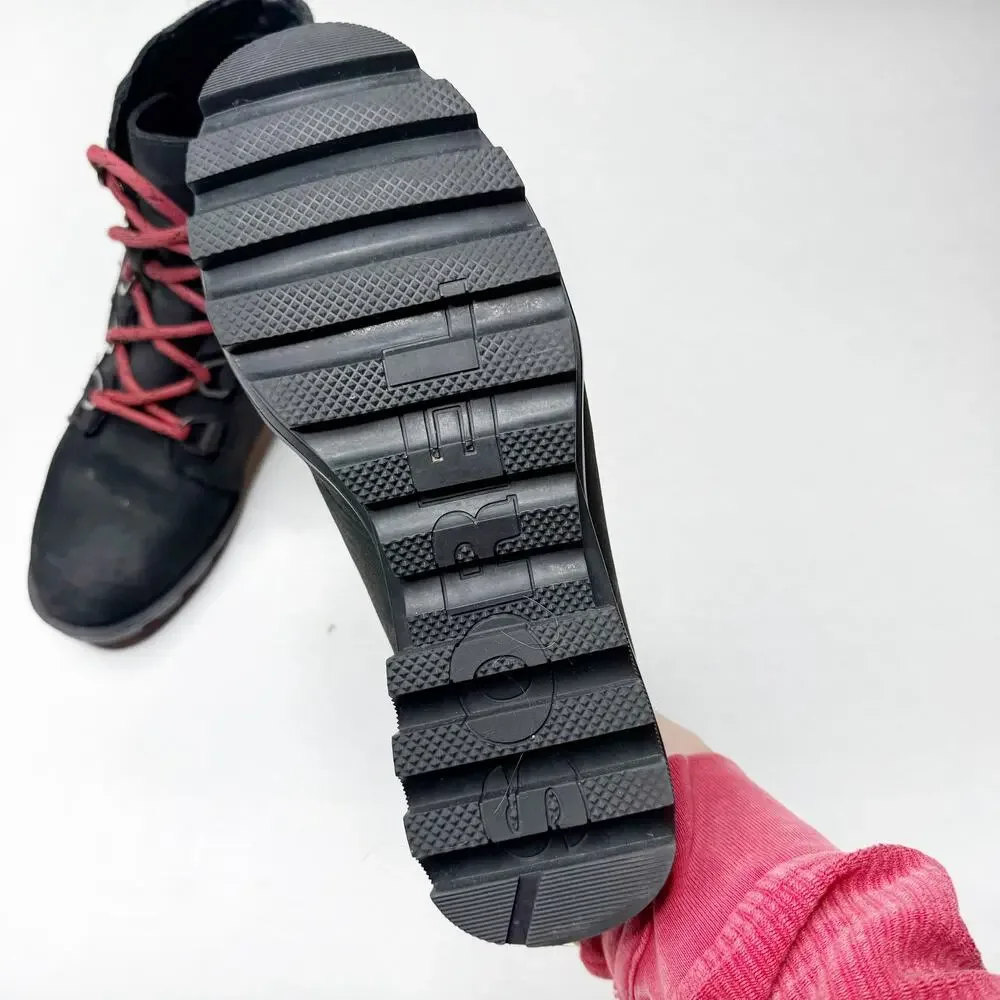 SOREL Black Lace Up Boots